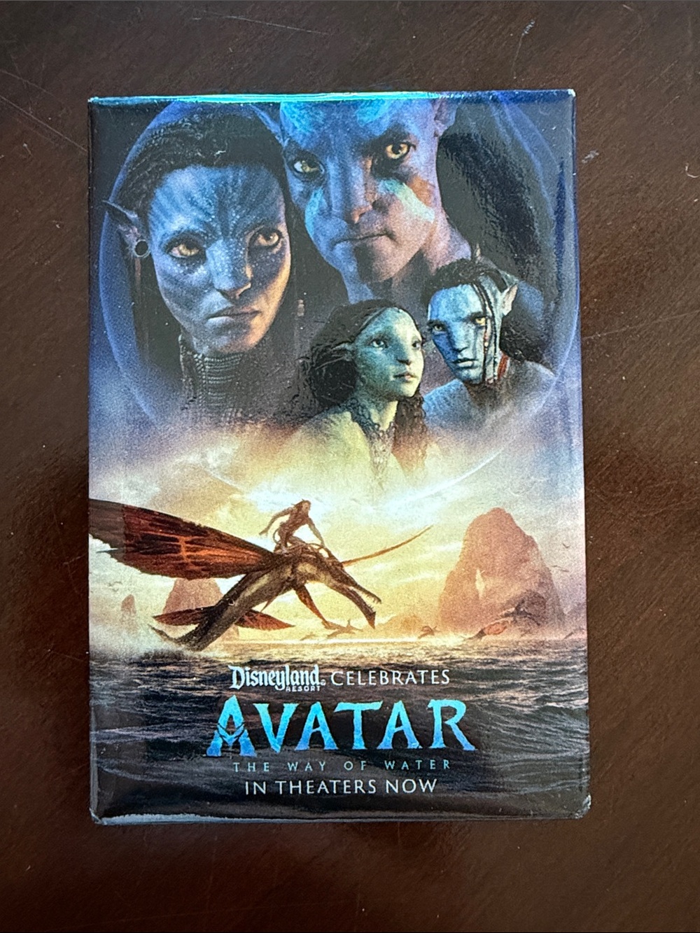 Disney Avatar The Way of Water Poster Pin - Blue & Gold